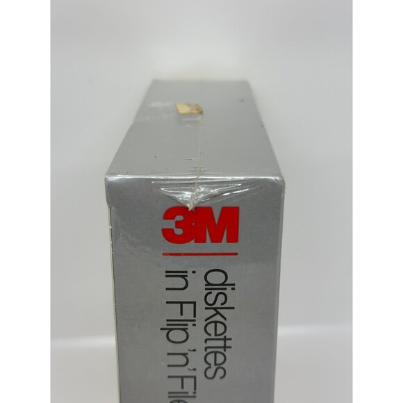 VTG 80s 3M Diskettes in Flip 'n File Storage Box 10-Pack Unused Floppy Disks - Picture 4 of 7